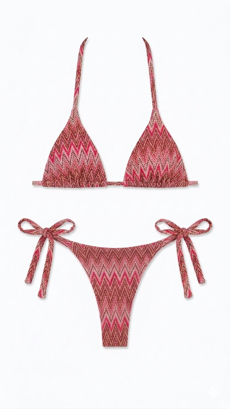 The Magenta Maze Bikini