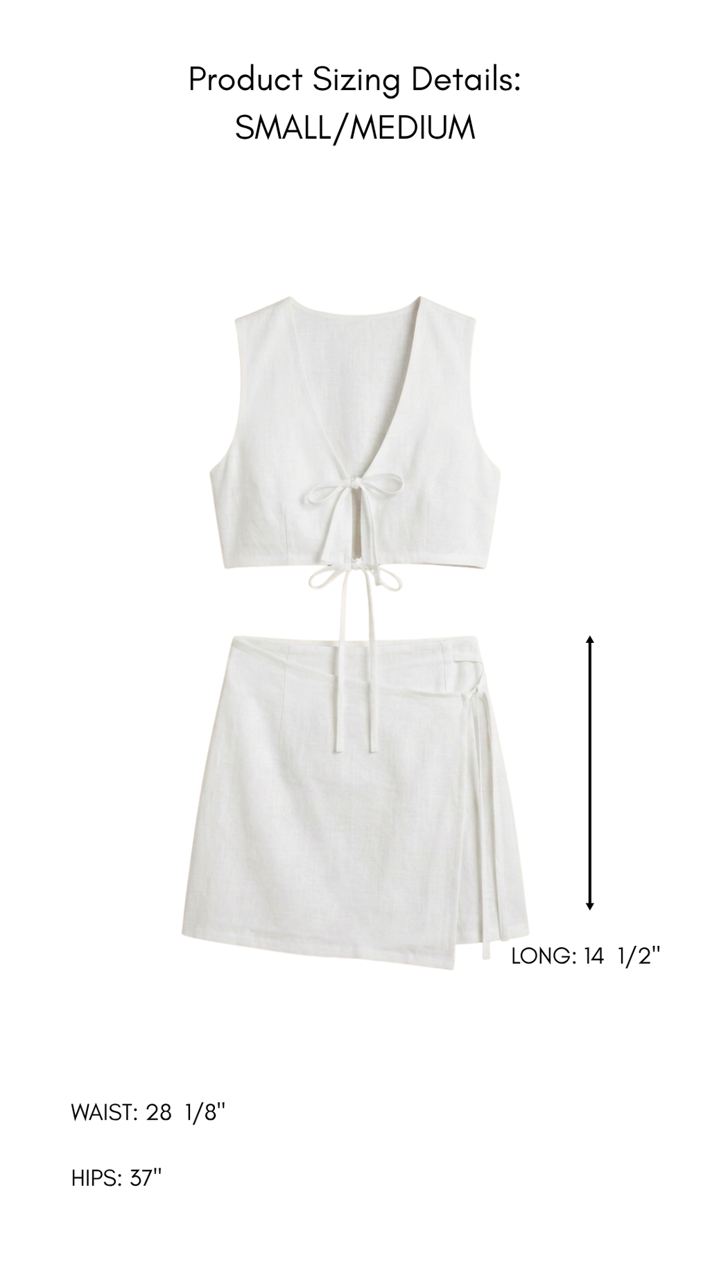 Celia White Shell Skirt