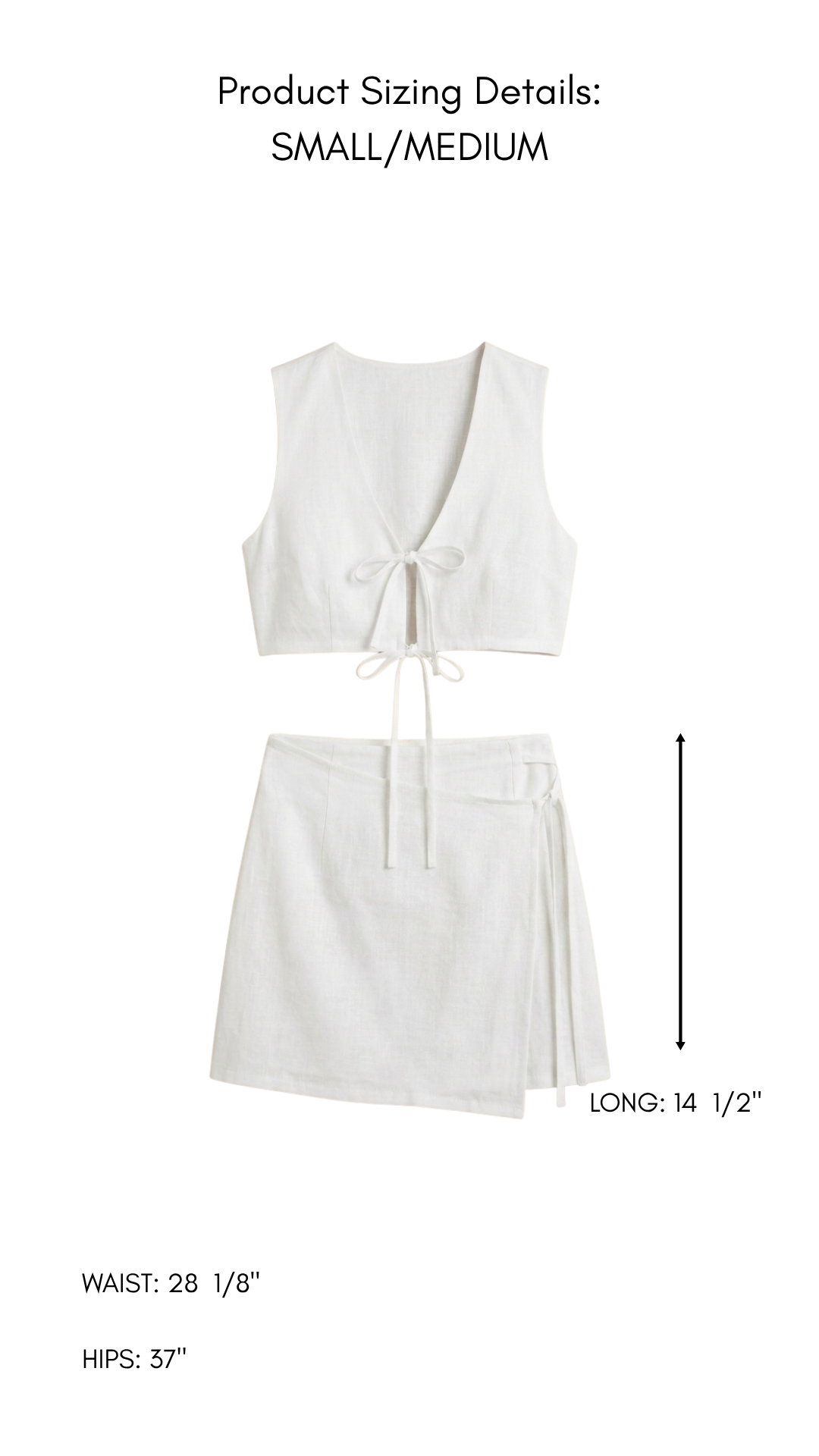 Celia White Shell Skirt