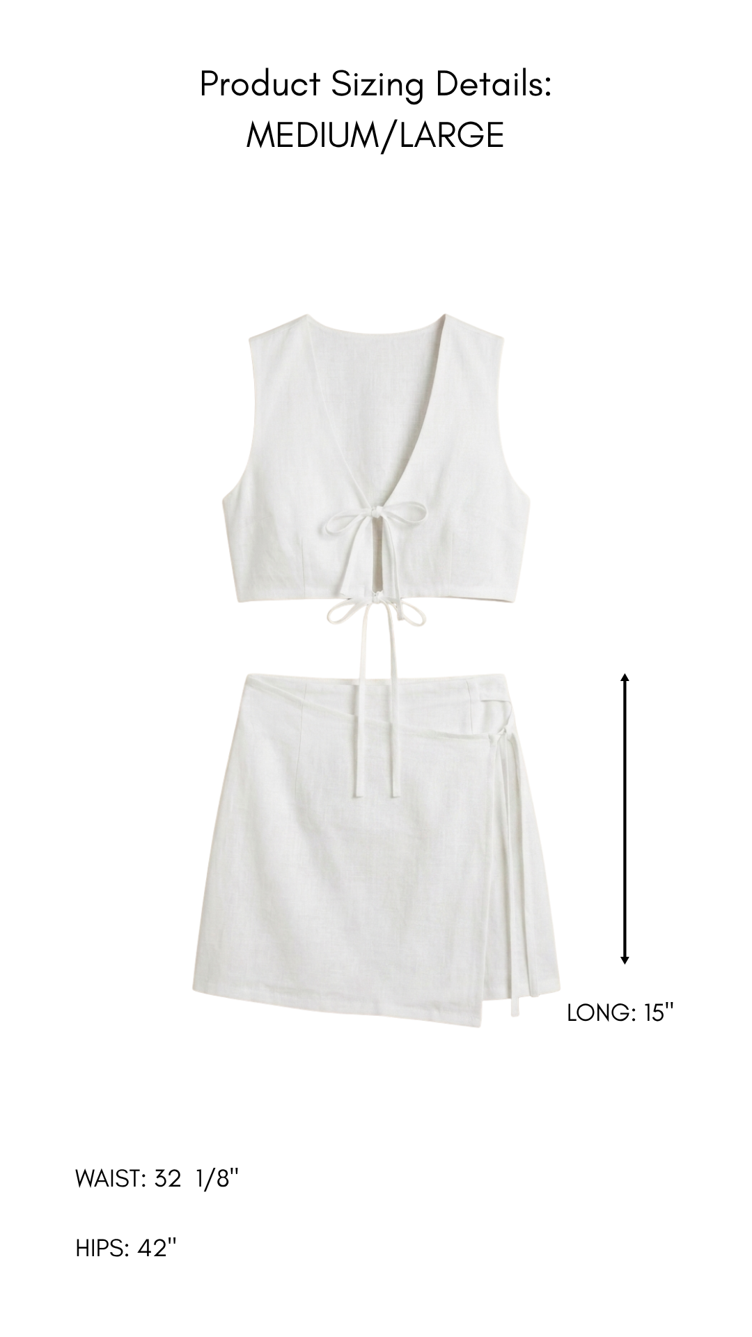 Celia White Shell Skirt
