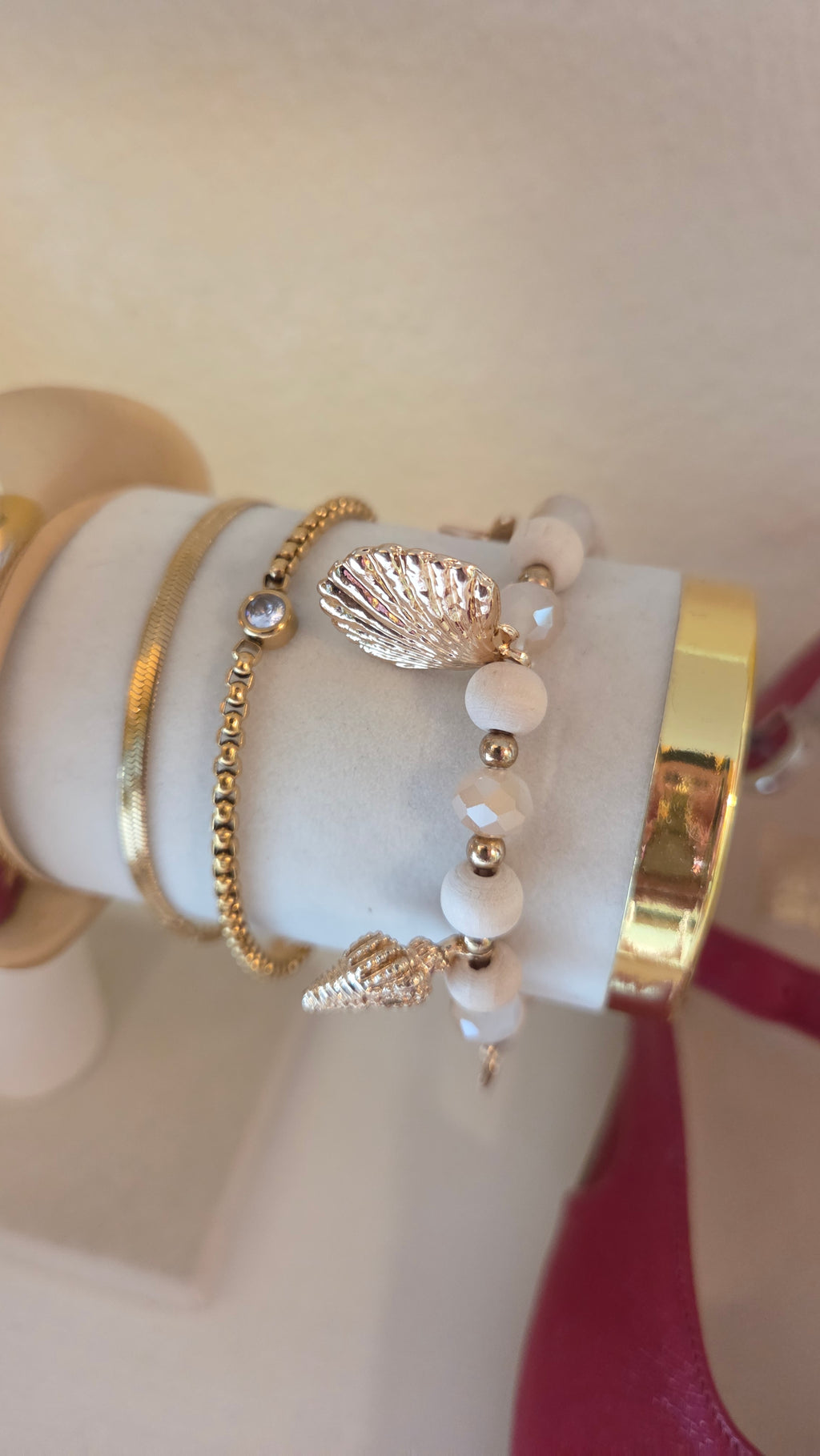 Gold bracelets