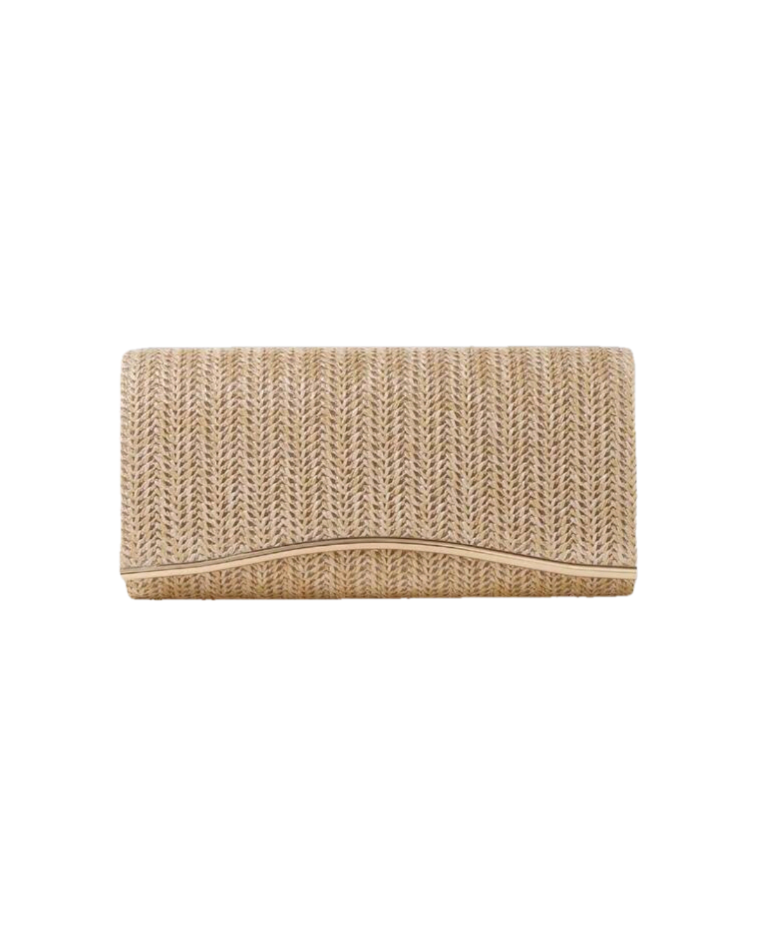 Raffia Clutch