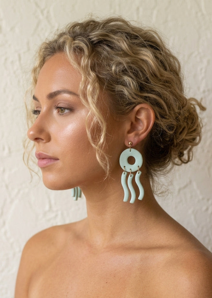 Wave Drops Earrings
